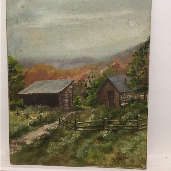 Ulakovic Artist ANTIQUE Oil Painting VINTAGE 1900s - Picture 3 of 5